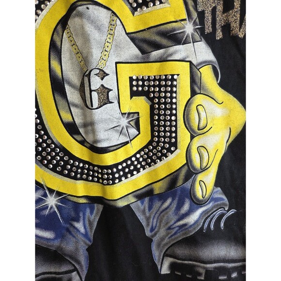 Looney Tunes TWEETY BIRD Hip Hop G THANG Oversized Baggy T-SHIRT Bling MENS M - Picture 4 of 8